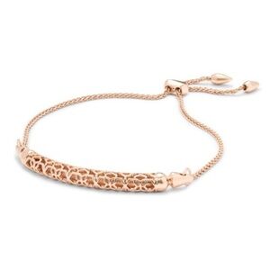 Kendra Scott Gilly Filigree Rose Gold Bracelet